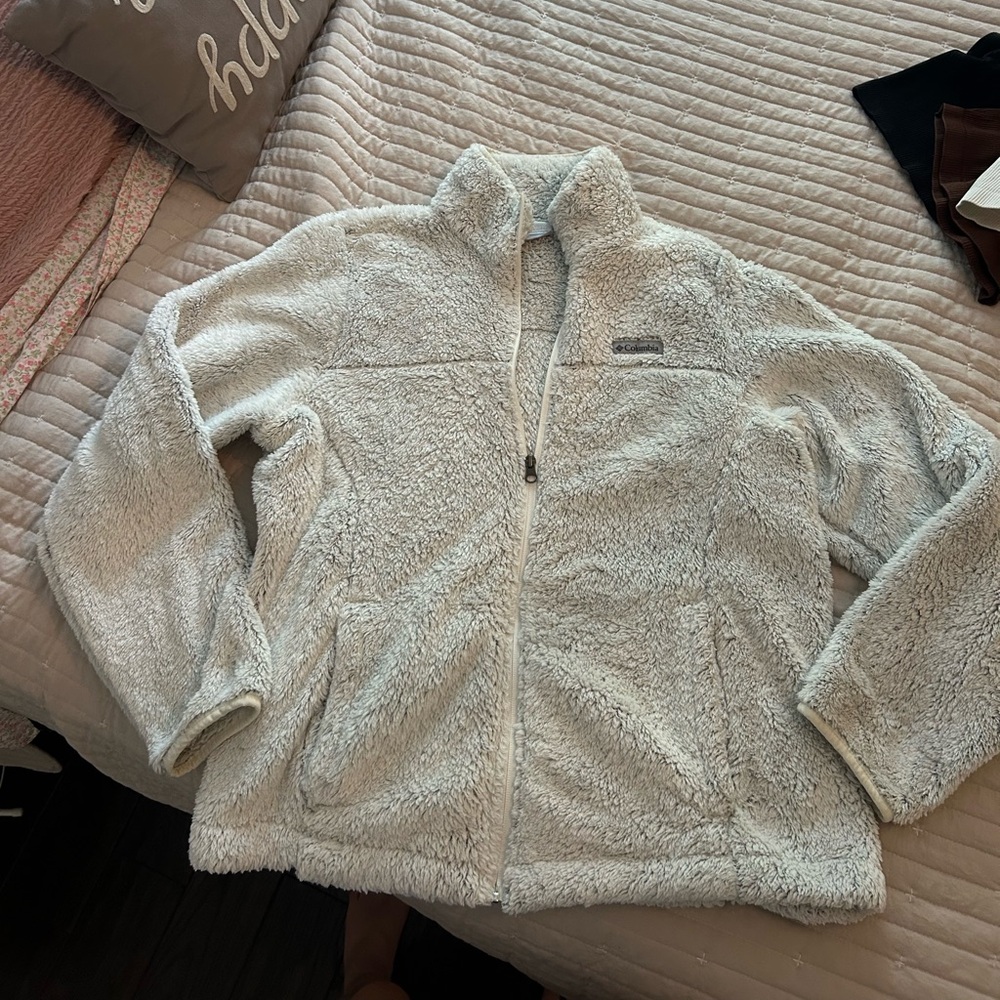 Columbia Women's Fleece Jacket - Light Gray